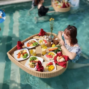 Indulge in Paradise: Floating Breakfast at The Kawi Restaurant