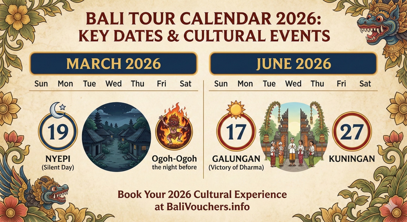 bali tour calendar 2026