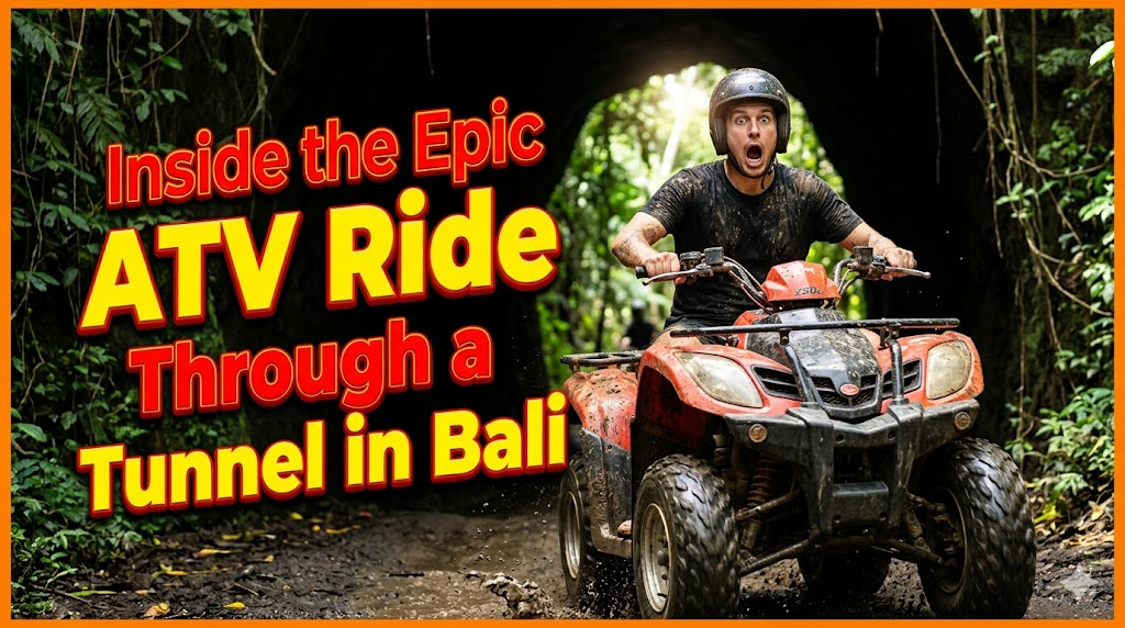Inside the Epic ATV Ride Through a Tunnel in Bali